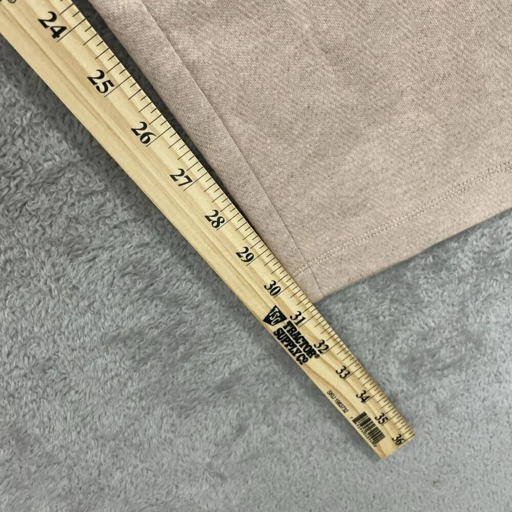 NWOT Lands' End Men's L Sport Knit Straight Leg Pants Beige Cotton Blend